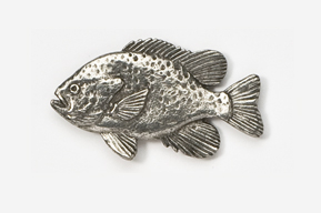 #111 - Sunfish Antiqued Pewter Pin