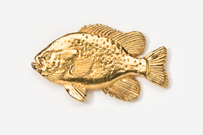 #111G - Sunfish 24K Gold Plated Pin