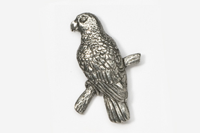 #357 - Amazon Parrot Antiqued Pewter Pin