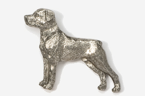 #460 - Rottweiler Antiqued Pewter Pin