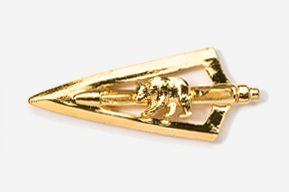 #703BG - Broadhead & Bear 24K Gold Plated Pin