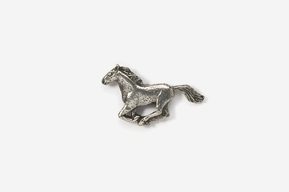 #M443 - Galloping Horse Pewter Mini-Pin