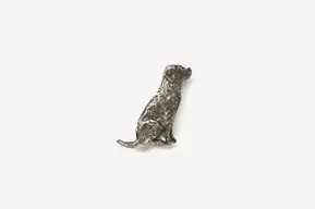 #M450 - Sitting Labrador Retriever Pewter Mini-Pin