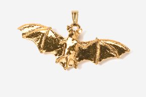 #P499G - Bat 24K Gold Plated Pendant