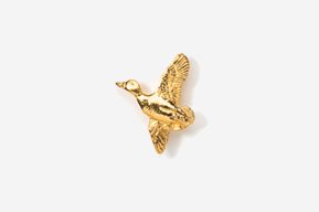 #TT321G - Flying Mallard 24K Plated Tie Tac