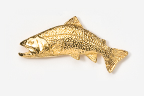 A gold fish is shown in this picture.