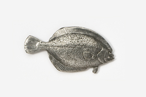 A silver fish is shown on the white background.