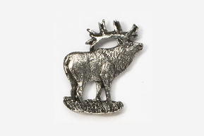 A silver deer with antlers is shown.