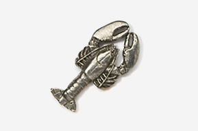 A lobster pin is shown in this picture.