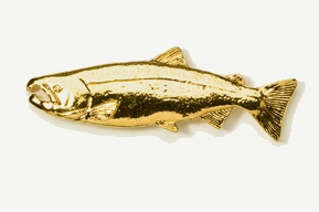 A gold fish is shown in this picture.