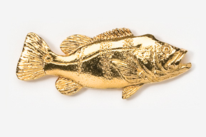 A gold fish is shown on the white background.