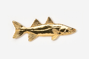 A gold fish is shown on the white background.