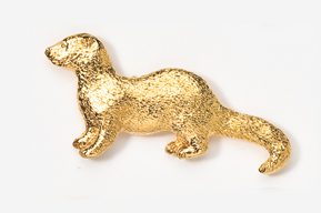 A gold animal is shown in the picture.