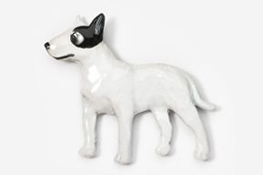 Bull Terrier Hand Painted Pin