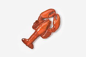 A lobster balloon is shown in this picture.