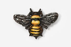 A bee is shown in this picture.