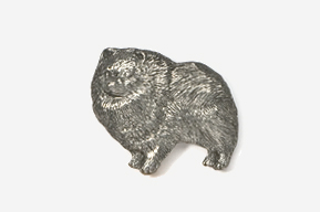 A silver bear is shown on the white background.