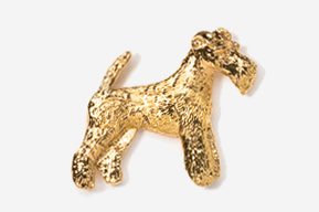 A gold dog is standing up in the air.