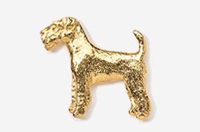 A gold dog is shown in this picture.