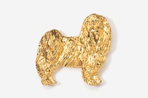 A gold dog is shown in this picture.