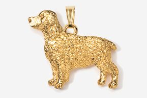 A gold dog is shown in this picture.