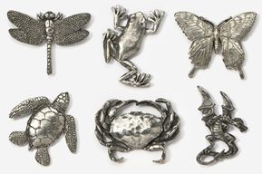 Antiqued Pewter Miscellaneous Pins